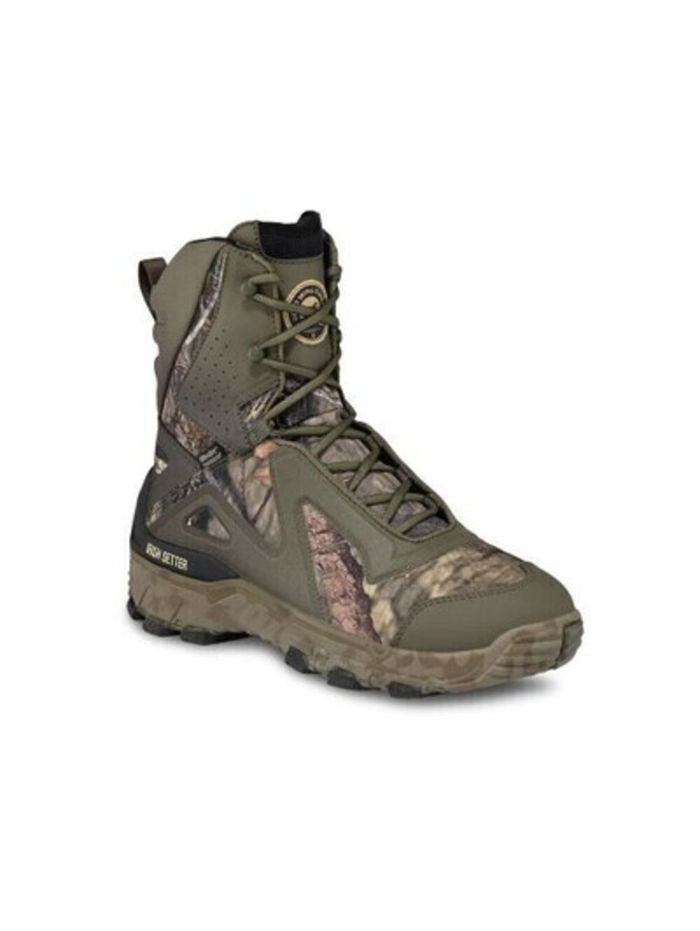 RED WING Irish Setter 826 Vaprtrek LS Primaloft Dry Camo Hunting Boots Mens 8.5